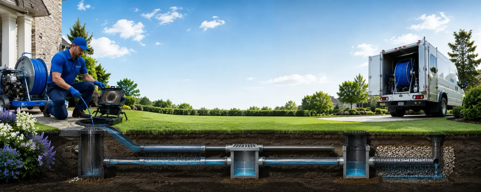 Outdoor drain cleaning information for Woodville, TX